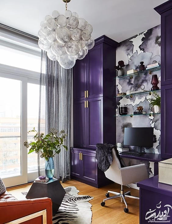 دکوراسیون بنفش